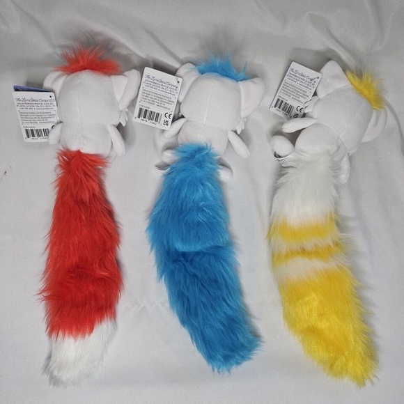 New Set of 3 Elf on the Shelf Santaverse Bogie Plush Furry Blue Red Yellow - Picture 6 of 12